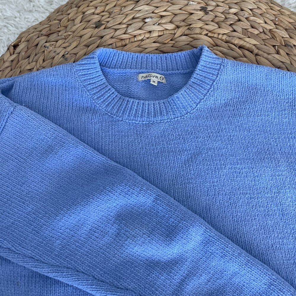 Natura Women's Blue Sweater
